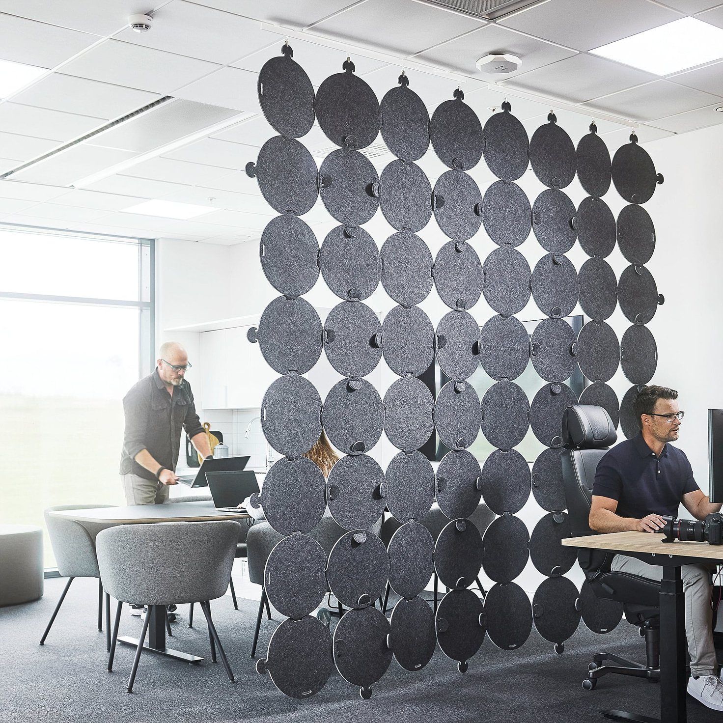 Sound Dampening Hanging Panel CIRCLES Basic Set 24 Pack Incl