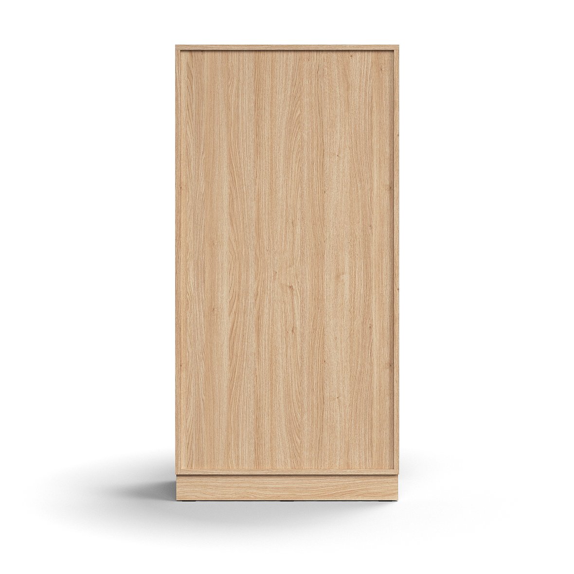 Lockable sliding door QBUS, 3 shelves, base frame, handles