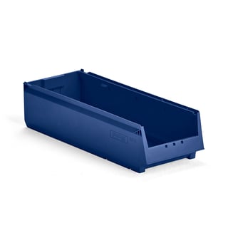 Multifunktionel plastkasse AJ 9000, serie 70, 600x230x150 mm, blå