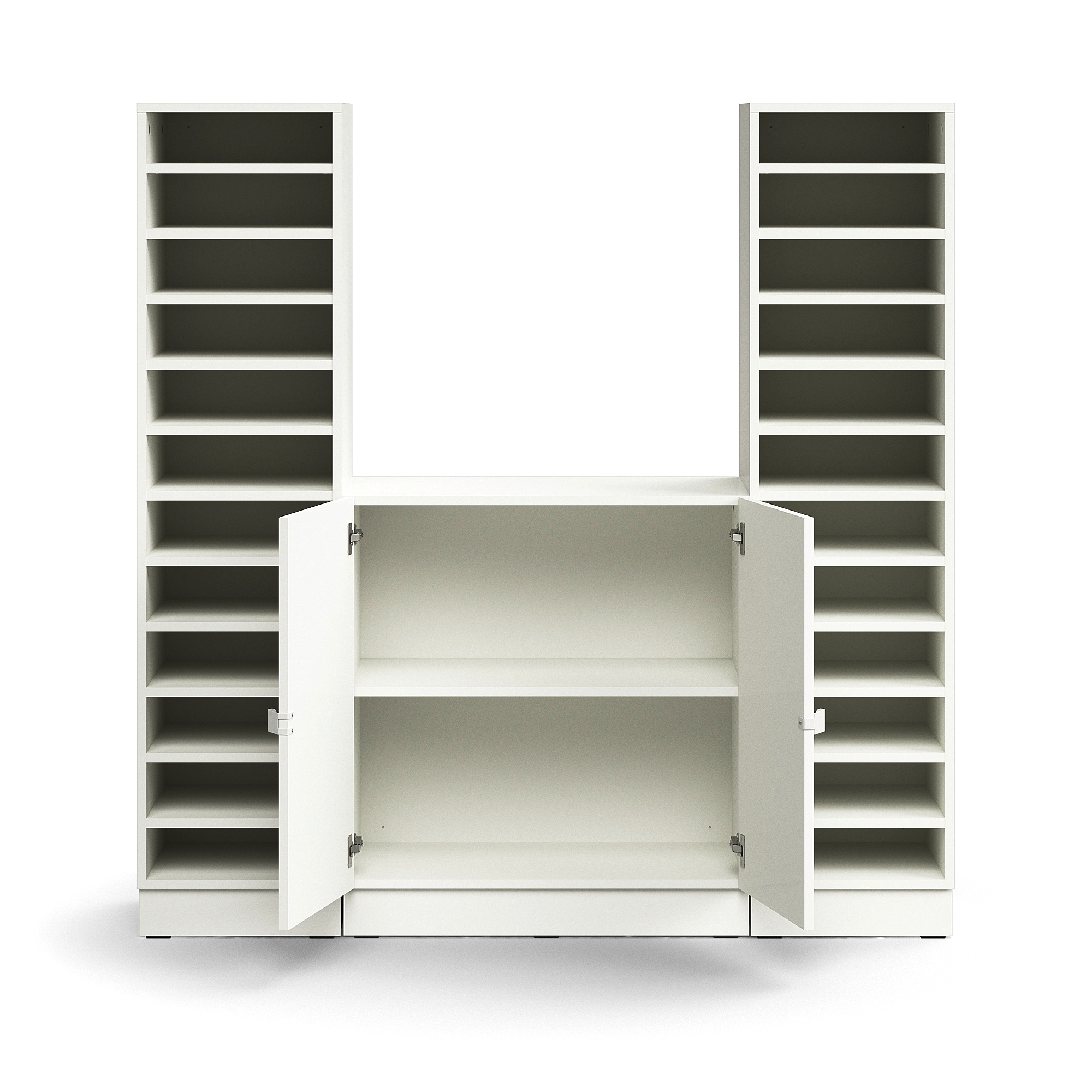 White pigeon deals hole shelving