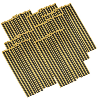 ESD-wegwerpschoenband, 100 stuks, geel/zwart