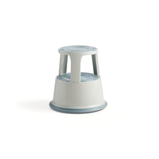 Jekleni gibljivi stolček, V 425 mm, sivi