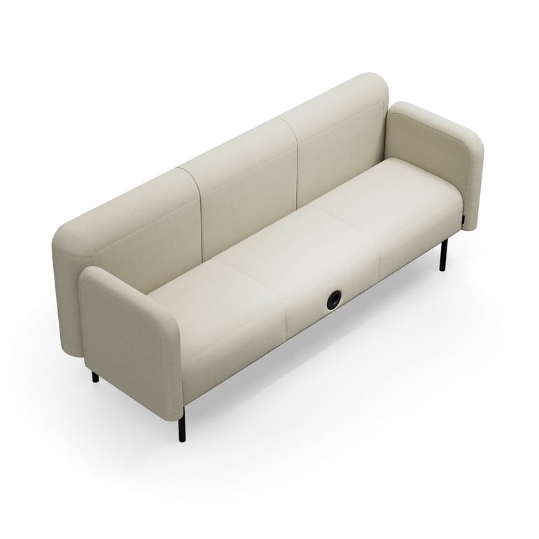 Sofa med USB-stik, stof Pod CS, | AJ Produkter