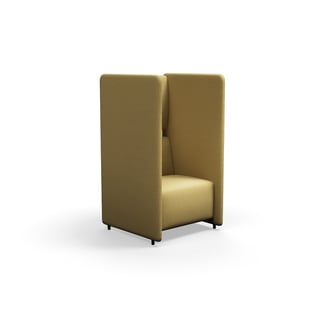 Armchair CLEAR SOUND, 1-seater, fabric Pod CS, yellow