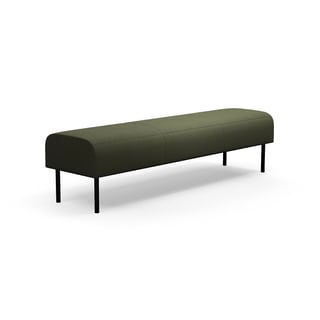 Modular bench VARIETY, 3-seater, fabric Blues CSII, olive