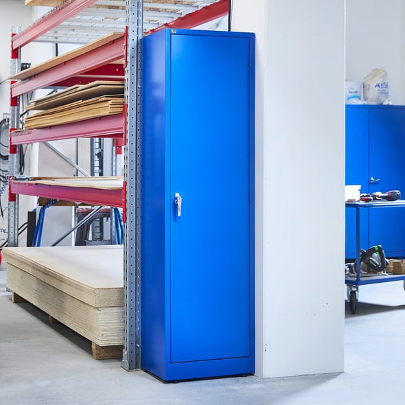 Narrow storage SMART, 1900x530x400 mm, blue AJ Products