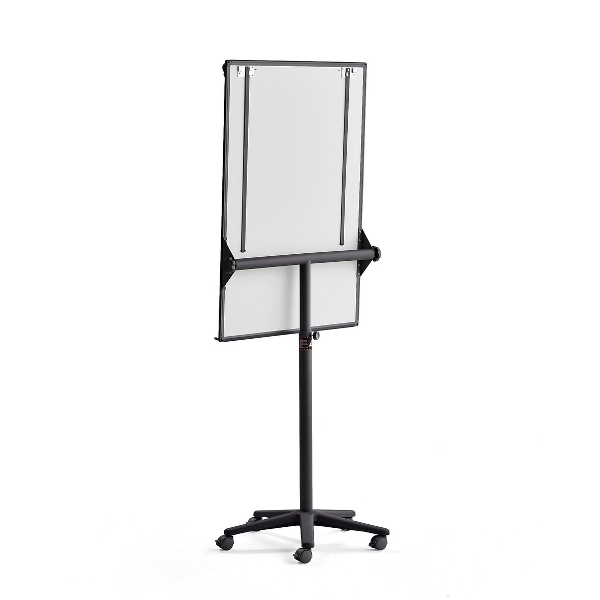 mobile-flip-chart-stand-daisy-with-locking-castors-black-aj-products