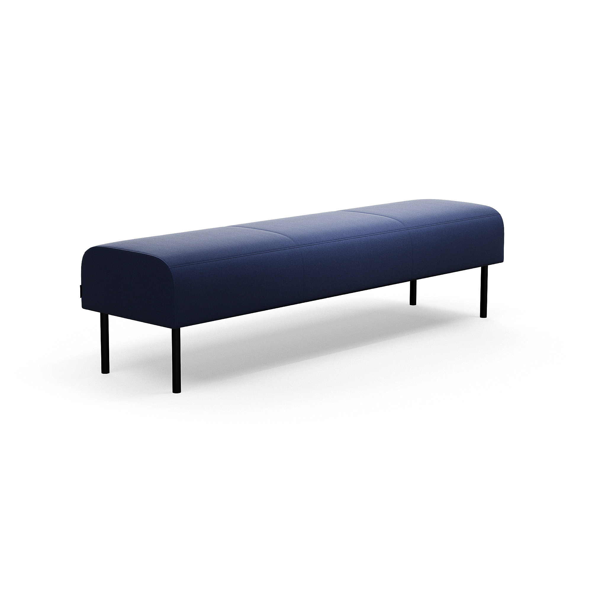 Navy blue deals wood bench