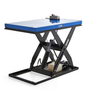 Lifting table HYPER, 1000 kg load, 1300x800x190-1040 mm