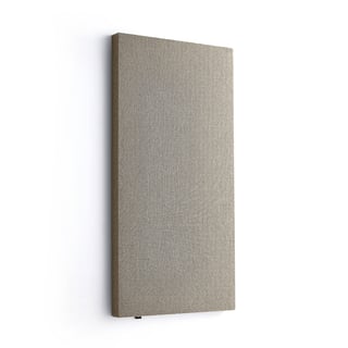 Ljudabsorbent POLY, rektangel, 600x1180x56 mm, väggmonterad, beige
