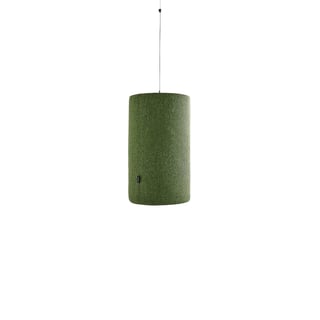 Acoustic panel POLY, cylinder, Ø280x500 mm, ceiling hanging, green