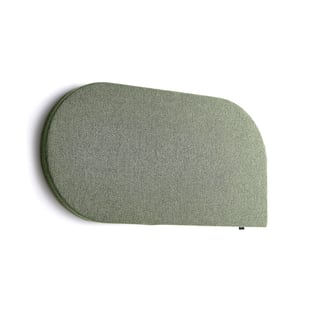 Acoustic panel POLY, tear drop, 600x1200x56 mm, wall mounted, green