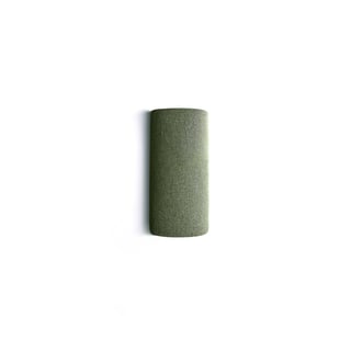 Ljudabsorbent POLY, halvcylinder, Ø280x500 mm, väggmonterad, grön