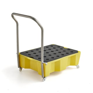 Paletni voziček za sode s snemljivo rešetko, 900x600 mm