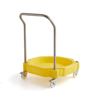 Drum trolley with handle, for 1 standing drum