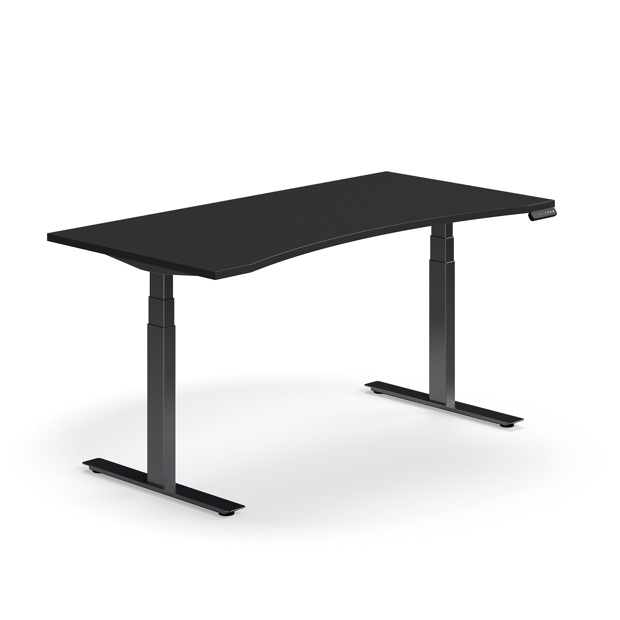 Sit stand deals desk black