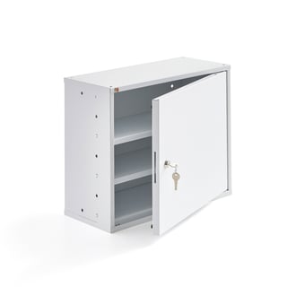 Small office cupboard SERVE, 380x470x205 mm, white