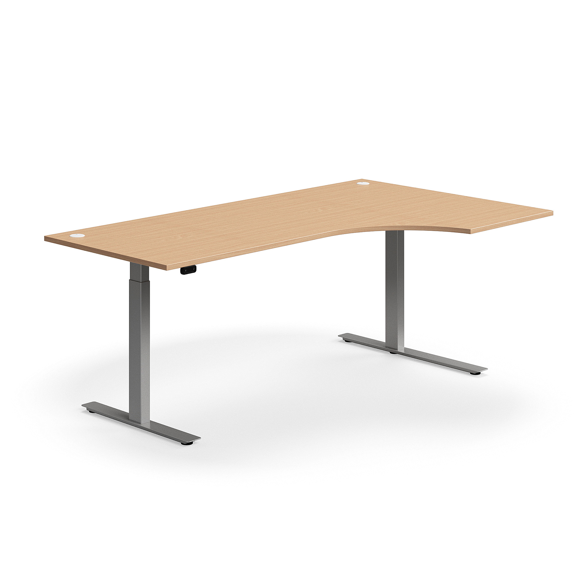 Ergonomic best sale curved desk