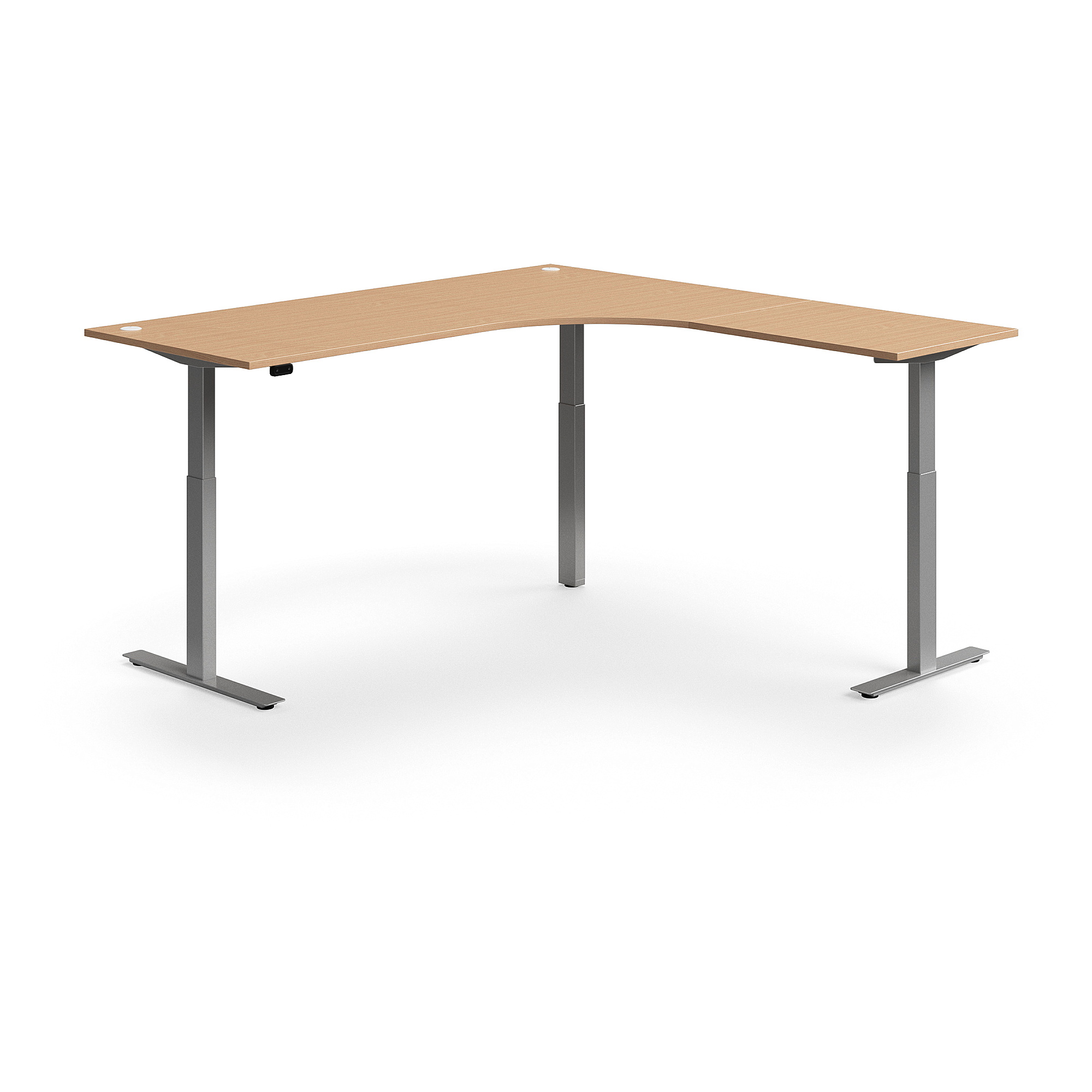 Height adjustable desk 2024 l shape