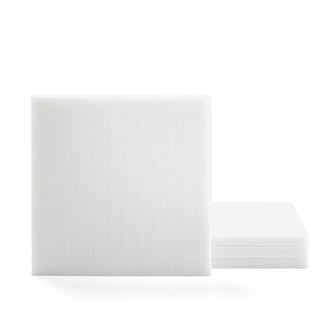 Panel akustyczny PATTERN, 4 szt., 600x600x40 mm, biały