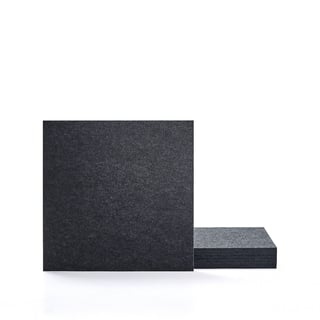 Acoustic panel PATTERN, 8-pack, 600x600x11 mm, dark grey