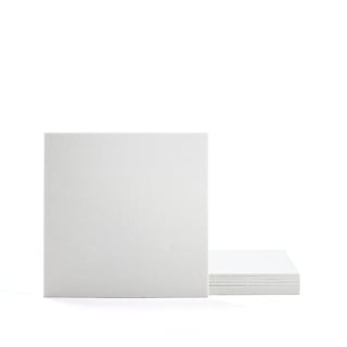 Acoustic panel PATTERN, 8-pack, 600x600x11 mm, white