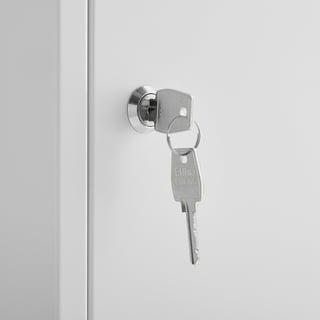 Cylinder lock for master key system, 2 keys