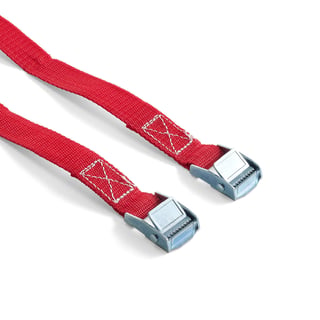 Long lashing strap, 2500 mm, red, pack of 2