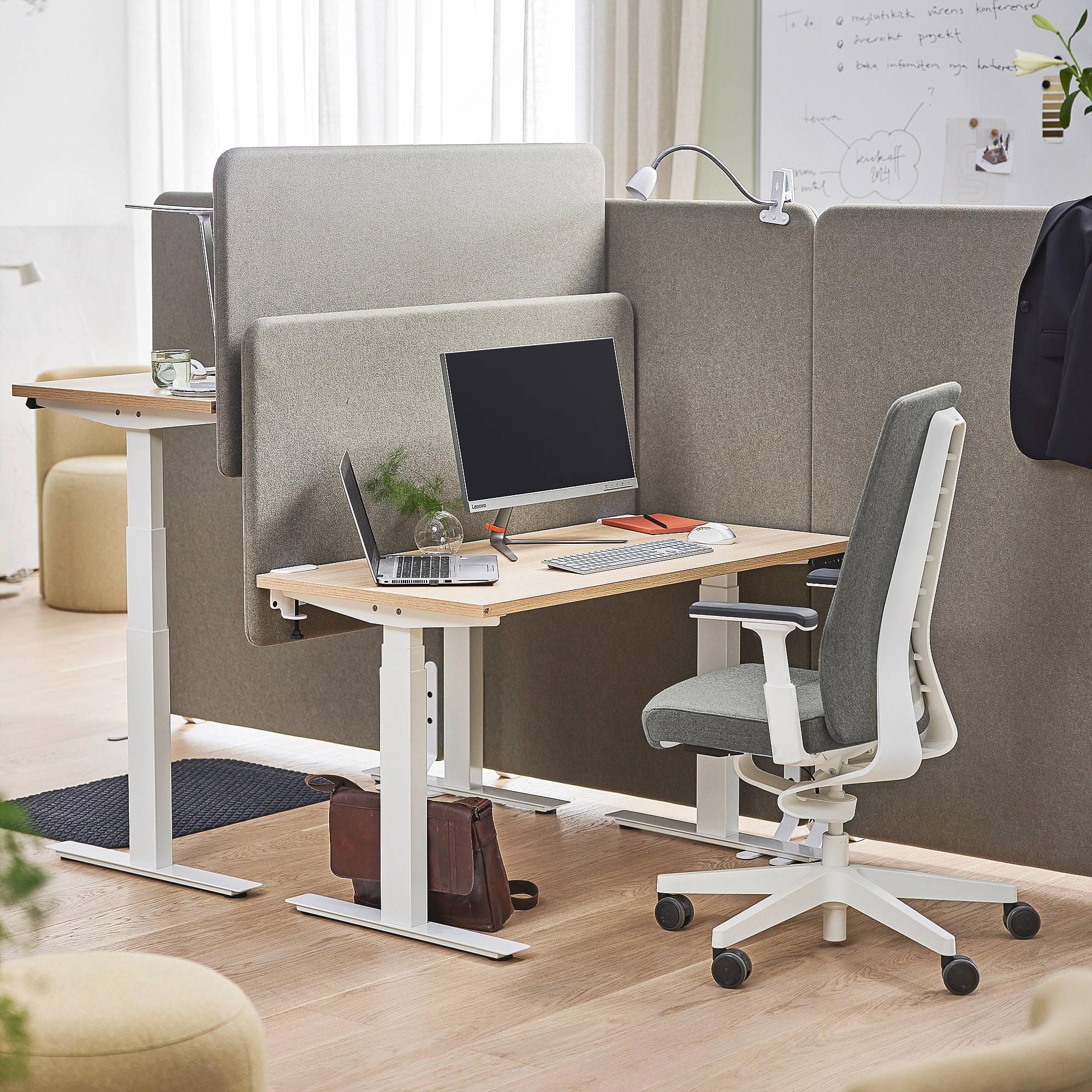 Allsteel sit stand deals desk