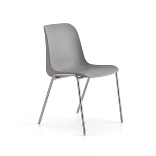 Chair SIERRA, chrome/grey