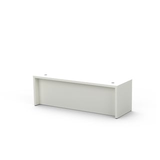 Reception desk,2390x780x780 mm, laminate, white