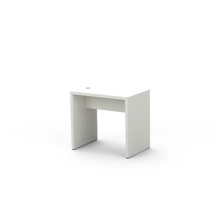 Stůl, 1190x790x1067 mm, lamino, bílá