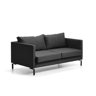 Sofa HARMONY, 2-osobowa, tkanina Etna, antracyt