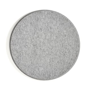 Acoustic panel SATELLITE, wall hung, Ø 1170 mm, grey