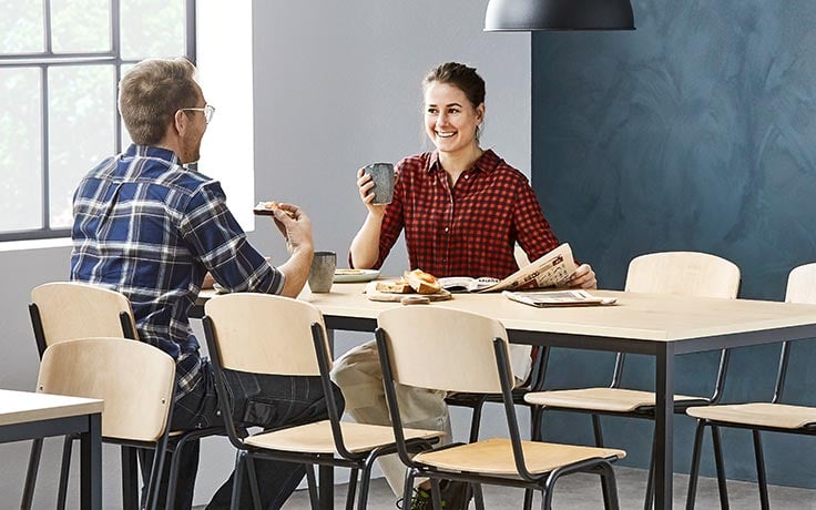 Skap sosiale soner på arbeidsplassen