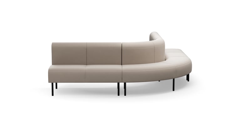 En beige VARIETY sofa