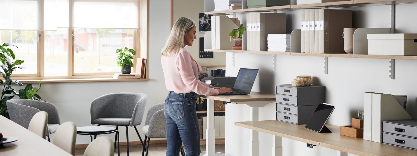 Height-adjustable desks shown to reduce sitting by over an hour a day