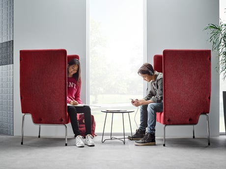 How to improve concentration in the classroom with acoustic furniture