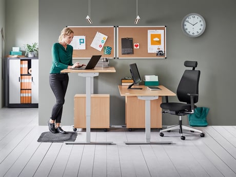 Standing desks shown to boost work performance