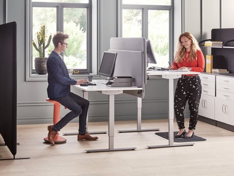 How to switch from sitting to standing at work