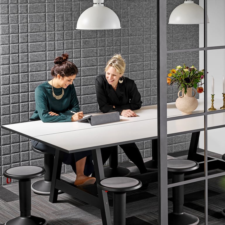 Women at conference desk