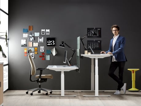 The benefits of height adjustable desks