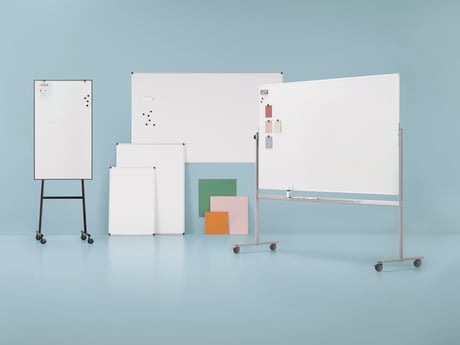 Whiteboard tavler i ulike størrelser