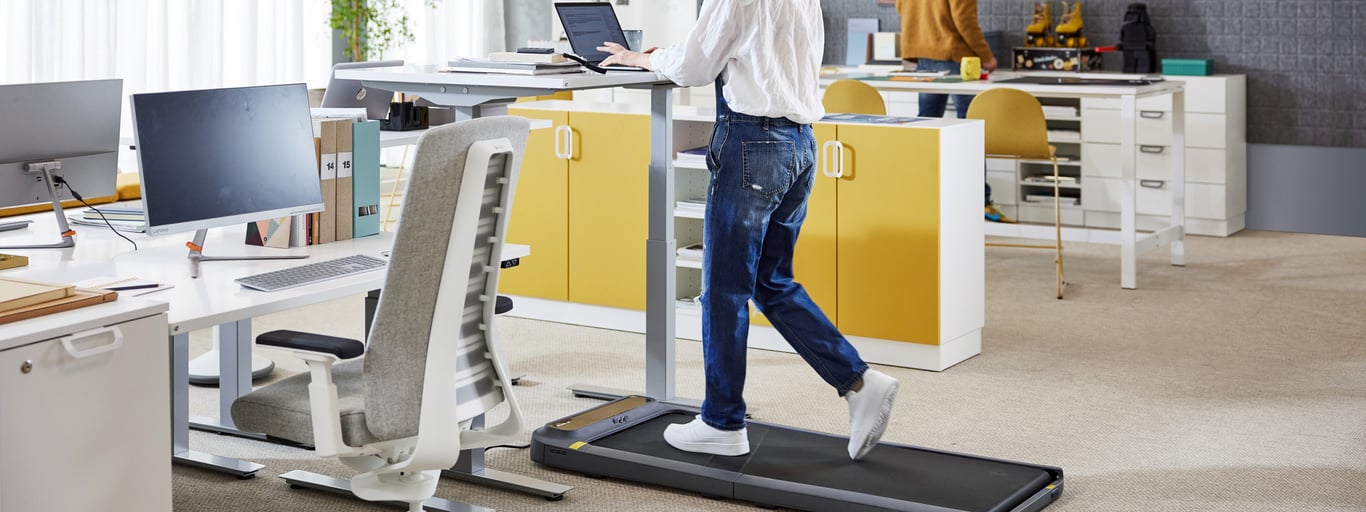 Introducing the desk treadmill: a revolution in the way we work
