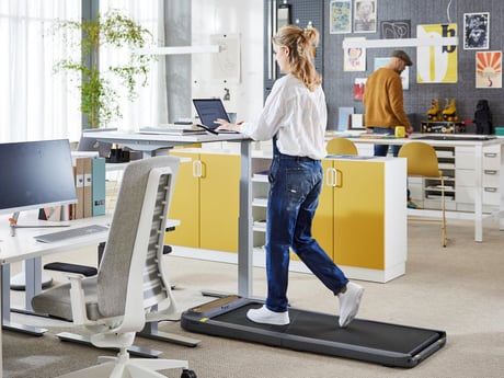 Introducing the desk treadmill: a revolution in the way we work