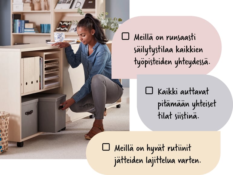 säilytyskalusteet toimistoon