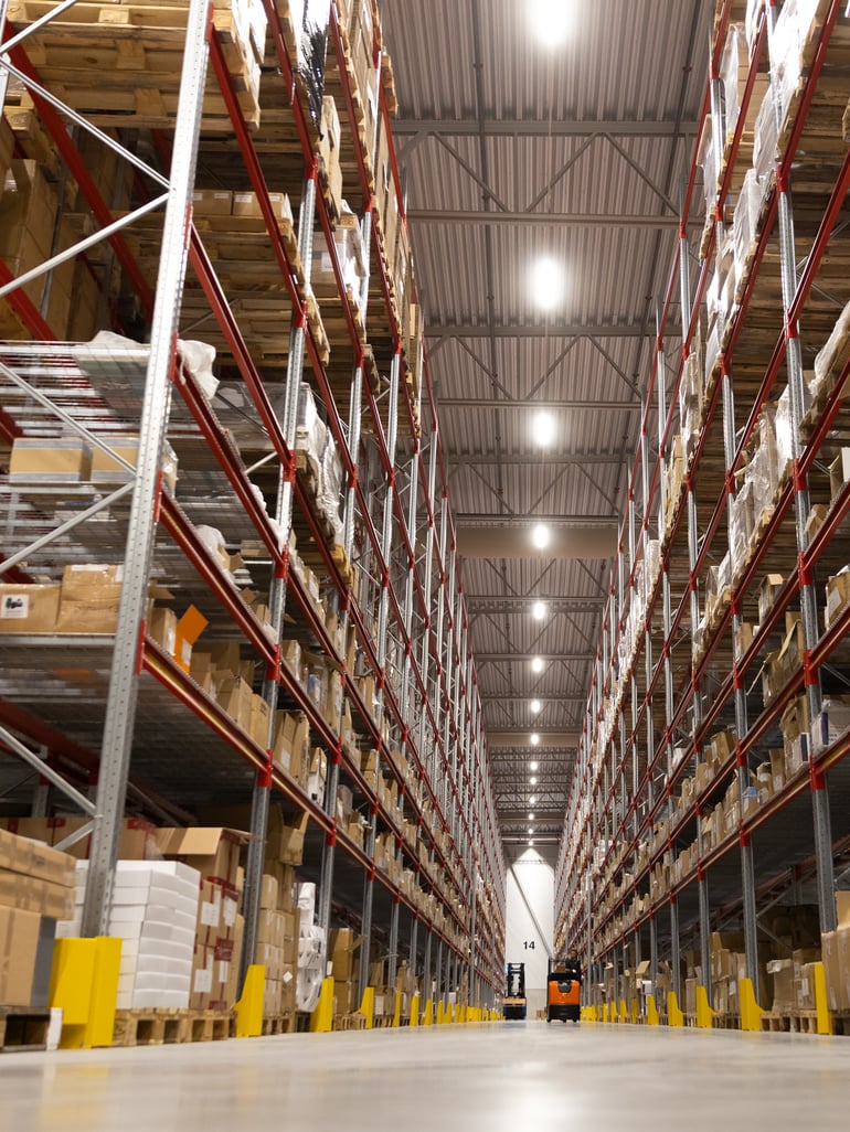 large warehouse shelving 