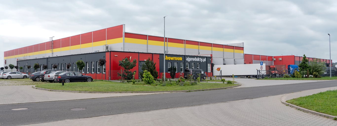 Eine Fabrik in Polen