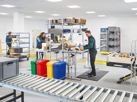 Streamline your packing process with an ergonomic packing station